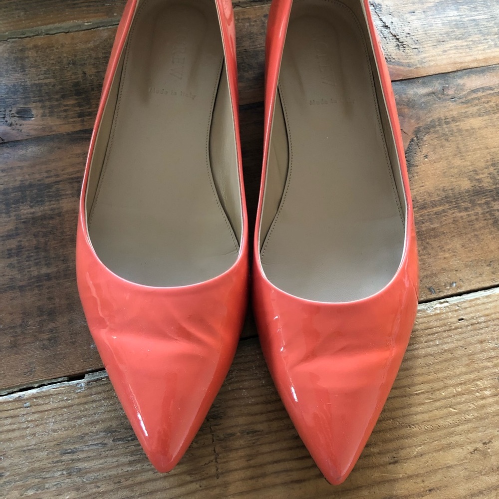 JCrew Viv patent leather flats